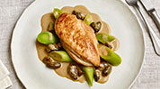 Corn-Fed Chicken Supreme with Morel Cream Sauce